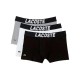 боксерки,мъжко,бельо,lacoste,5h51150,boxers,3,units,black,white,silver,(multicolor)