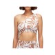 дамски,бански,костюми,sundek,bimala,optic,flower,one,shoulder,bikini,top,earth,(brown)