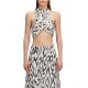 потник,дамски,топове,sundek,cropped,linen,sleeveless,top,white,(white)