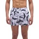 бански,гащета,мъжки,бански,костюми,sundek,elastic,waist,and,darfeather,print,swimming,shorts,white