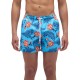 бански,гащета,мъжки,бански,костюми,sundek,elastic,waist,and,wall,flower,print,swimming,shorts,caribbean,(blue)