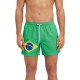 бански,гащета,мъжки,бански,костюми,sundek,elasticated,waistband,recycled,polyester,repreve,brazil,flag,swimming,shorts,bright,green,(green)