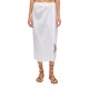 пола,дамски,поли,и,рокли,sundek,long,linen,with,front,opening,long,skirt,white
