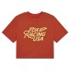 бебешка,тениска,дамски,тениски,fox,racing,fox,usa,baby,short,sleeve,t,shirt,blood,orange,(orange)