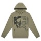 суичър,мъжки,пуловери,fox,racing,skull,hoodie,adobe,(green)