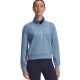 блуза,дамски,блузи,under,armour,golf,drive,midlayer,crew,woman,sweatshirt,blue,(blue,smoke,blue,calm,blue,smoke)