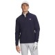 блуза,мъжки,пуловери,under,armour,golf,match,play,half,zip,sweatshirt,blue,(midnight,navy,white)