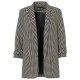 сако,дамски,сака,pieces,boss,3,4,printed,blazer,white,pepper,(black)