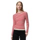 блуза,дамски,пуловери,дамски,плетени,дрехи,pieces,crista,17115047,sweater,lollipop,stripes,birch,(red)