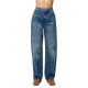 дънки,дамски,панталони,pieces,kate,mb,straight,fit,high,waist,jeans,medium,blue,denim,(blue)