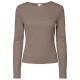 тениска,дамски,тениски,yas,paloma,long,sleeve,t,shirt,taupe,gray,(beige,brown)