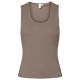 тениска,дамски,тениски,yas,paloma,sleeveless,t,shirt,taupe,gray,(brown,grey)