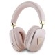 слушалки,слушалки,guess,triangle,logo,headphones,pink