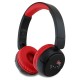 слушалки,слушалки,hello,kitty,face,logo,wireless,earphones,red,(black)