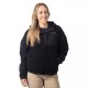 блуза,дамски,блузи,klim,sira,high,pile,full,zip,sweatshirt,black