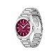 часовник,часовници,boss,strike,41,mm,watch,silver,red,mineral