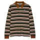 мъжки,блузи,с,яка,santa,cruz,cera,long,sleeve,polo,brown,(dark,moss,stripe)