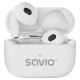 слушалки,слушалки,savio,tws,01,pro,wireless,earphones,white,(black)