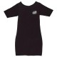 рокля,дамски,поли,и,рокли,santa,cruz,oval,dot,short,sleeve,dress,black,(black)