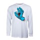 тениска,мъжки,тениски,дамски,тениски,santa,cruz,screaming,hand,long,sleeve,t,shirt,white,(white)