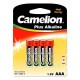батерии,camelion,lr03,alkaline,battery,4,units,clear,(metallic)