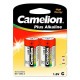 батерии,camelion,lr14,alkaline,battery,2,units,clear,(metallic)