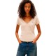 тениска,дамски,тениски,tommy,jeans,dw0dw17385,short,sleeve,v,neck,t,shirt,beige,(gulf,sand)