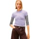тениска,дамски,тениски,tommy,jeans,ess,logo,1,rib,slim,fit,short,sleeve,t,shirt,purple,(periwinkle,dusk)