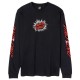 тениска,мъжки,тениски,дамски,тениски,santa,cruz,burst,oval,dot,front,long,sleeve,t,shirt,black,(black)