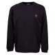 рокля,мъжки,пуловери,дамски,пуловери,santa,cruz,crew,dressen,roses,knit,sweater,black,(brick)