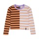тениска,дамски,тениски,santa,cruz,custom,top,spli,long,sleeve,t,shirt,multicolor,(sepia,stripe)