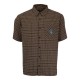 карирана,риза,дамски,ризи,мъжки,ризи,santa,cruz,mini,hand,short,sleeve,shirt,brown,(brown,check)