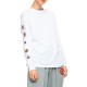 тениска,мъжки,тениски,дамски,тениски,santa,cruz,mushroom,monarch,dot,long,sleeve,t,shirt,white,(white)