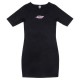 рокля,дамски,поли,и,рокли,santa,cruz,oval,strip,short,sleeve,dress,black,(black)