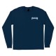 тениска,мъжки,тениски,дамски,тениски,santa,cruz,thrasher,flame,dot,midweight,long,sleeve,t,shirt,blue,(navy)