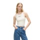 дънки,дамски,топове,karl,lagerfeld,jeans,b1w18024,sleeveless,top,white,(pristine)