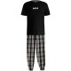 пижама,мъжки,пижами,boss,easy,short,sleeve,pyjama,black,(black)
