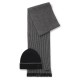 шал,ръкавици,шапки,и,шалове,boss,set,hernesto,10274324,scarf,grey,(black)