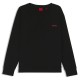 тениска,дамски,пижами,hugo,id,10276976,red,long,sleeve,pyjama,t,shirt,black,(black)