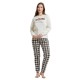 пижама,дамски,пижами,pompea,wales,pyjama,white,(gardenia)
