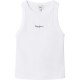 тениска,мъжки,тениски,дамски,тениски,pepe,jeans,giselle,sleeveless,t,shirt,white,(white)