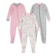 детски,пижами,huggies,clothes,snug,fit,long,sleeve,pelele,3,units,multicolor,(crystal,pink)