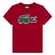 детска,тениска,мъжки,тениски,дамски,тениски,lacoste,kids,puff,short,sleeve,t,shirt,red,(rouge)