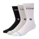 чорапи,мъжки,чорапи,дамски,чорапи,stance,origin,crew,socks,3,pairs,white,black,(multicolor)