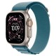 часовник,часовници,apple,watch,ultra,3gps,+,cellular49,mmtitanium,case,alpine,loop,blue,(natural,titanium,light,blue)