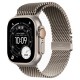 часовник,часовници,apple,watch,ultra,3gps,+,cellular49,mmtitanium,case,milanese,loop,brown,(natural,titanium)