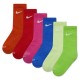 чорапи,мъжки,чорапи,дамски,чорапи,nike,dri,fit,performance,basic,crew,socks,6,pairs,multicolor,(barely,volt)