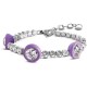 бижутерия,ops,objects,wonder,3,stone,bracelet,violet