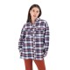 риза,с,дълъг,ръкав,дамски,ризи,мъжки,ризи,hurley,wilson,boyfriend,flannel,long,sleeve,shirt,blue,(blue)