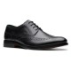 обувки,мъжки,обувки,clarks,shoes,craft,james,tip,loafers,refurbished,black,leather